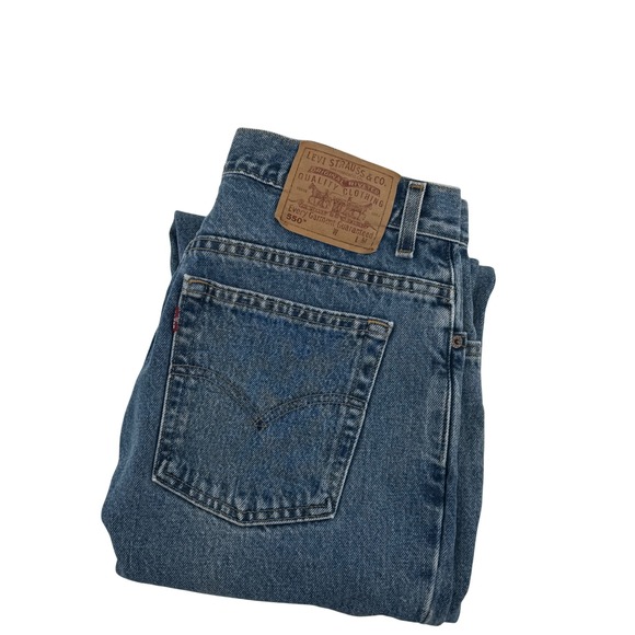 Vintage Levis 550 Relaxed Fit Tapered Leg Jeans Women's Size 14 M Medium Blue - Picture 1 of 7